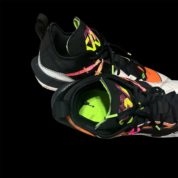 Jordan Why Not Zer0.3 SE Mens Basketball Shoes Orange/Black/White Size 13 Mesh - Picture 5 of 10